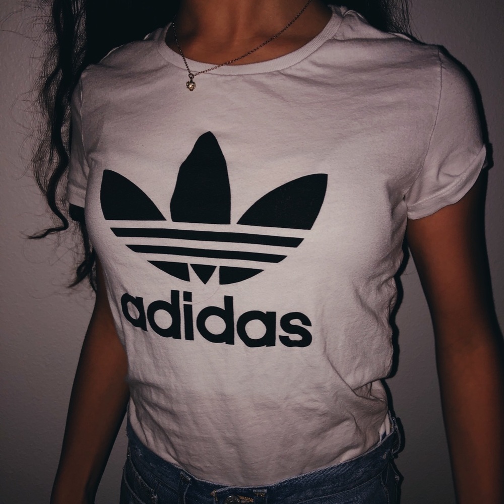 Adidas white t-shirt